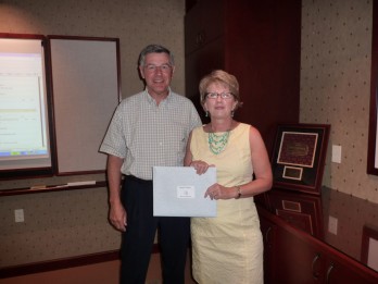 Barb Fletcher's  10-year Service Award