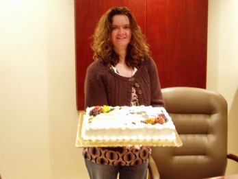 Sheri w-her Cake