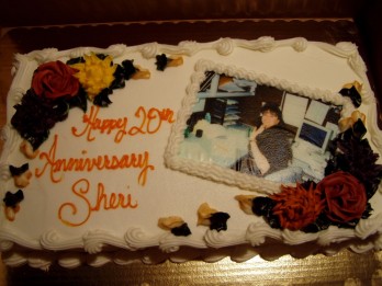 Sheri's 20-Year Anniversary Cake