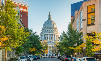 Downtown Madison Wisconsin USA